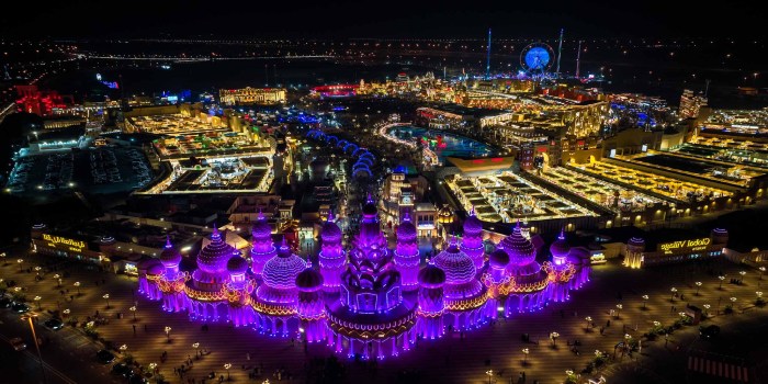 ساختار و بخش‌ های دهکده جهانی دبی