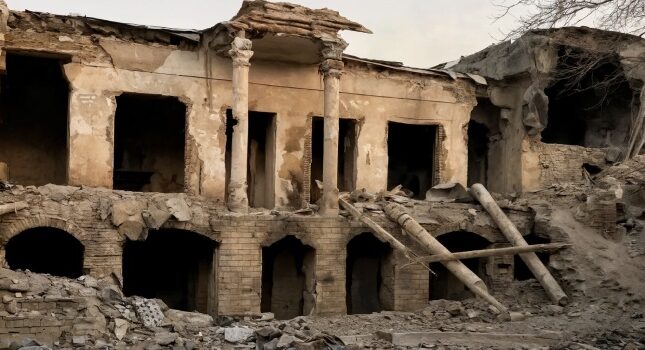 تخریب خانه تاریخی امین لشگر توسط شهرداری تهران